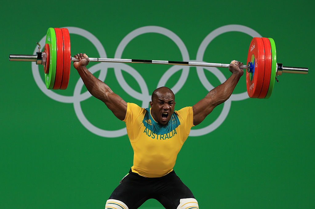 Image result for weightlifting images from rio 2016
